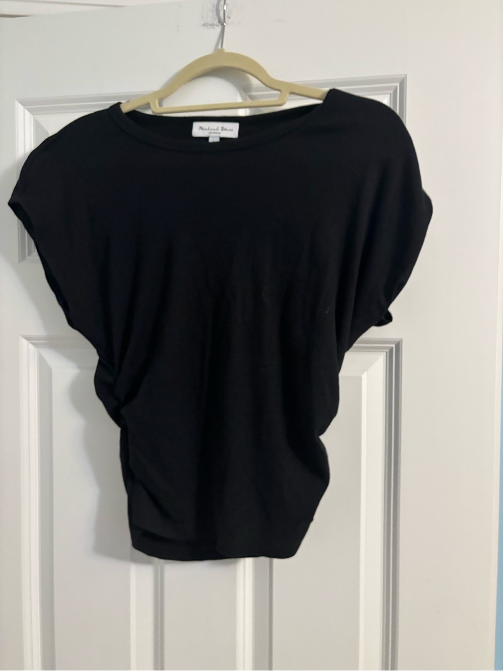 Michael Stars Black Short Sleeve Relaxed Tee